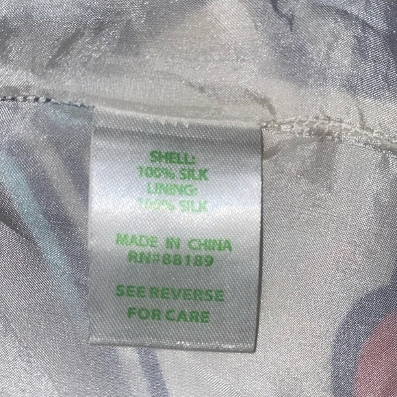 NWOT Lilly Pulitzer Coby Paisley Multicolored Print 100% Silk Skirt Size Small - Picture 7 of 9